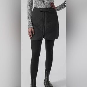ATHLETA Apres Ski Skirt Size 8 NEW NWT Black